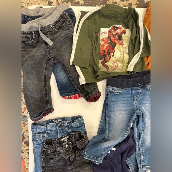 Baby Boys Twin Lot Of 18 Pieces Pants Size 18 Months - Picture 4 of 7